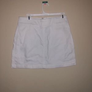 Never been worn white jean skirt